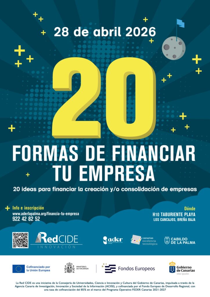 Una iniciativa orientada a dar a conocer los distintos instrumentos de financiación públicos y privados disponibles actualmente para apoyar la creación, consolidación y crecimiento de proyectos empresariales en la isla
